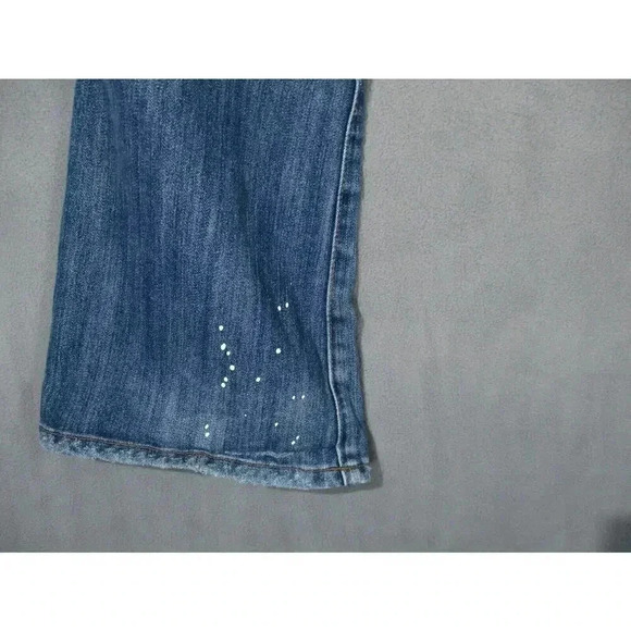 Seven7 Women's Bootcut Distressed Blue Jeans Size 28 Medium Wash Western - Picture 12 of 12